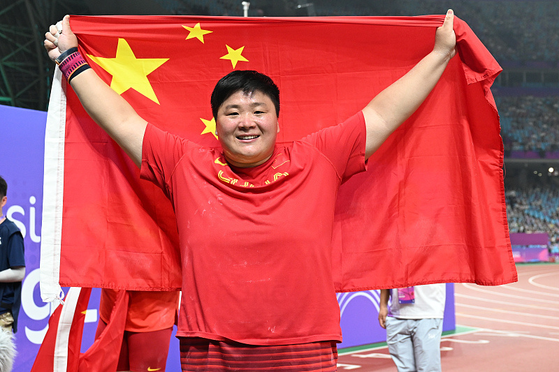 亚运英雄|巩立姣亚运三连冠 职业生涯仍有新目标