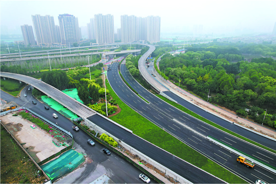 石家庄东二环改造工程主桥全线通车 城区路网体系进一步完善