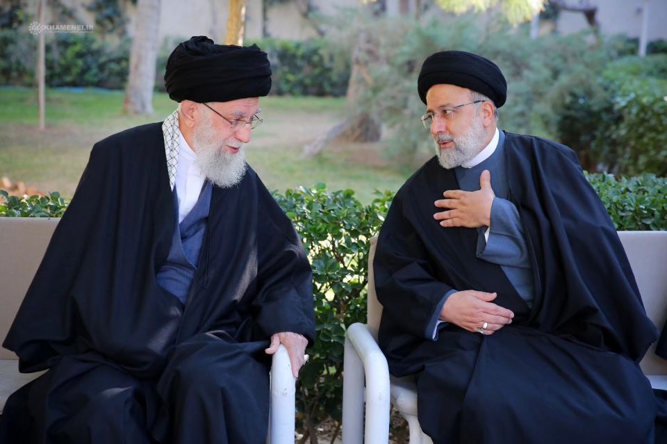 伊朗最高领袖阿亚图拉·赛义德·阿里·哈梅内伊就总统易卜拉欣·莱希