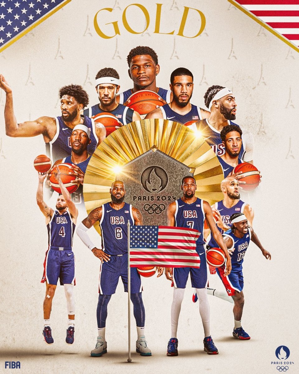 数据复盘美国队本届表现：场均净胜19分夺冠时最少6人得分两位数最多-腾讯新闻