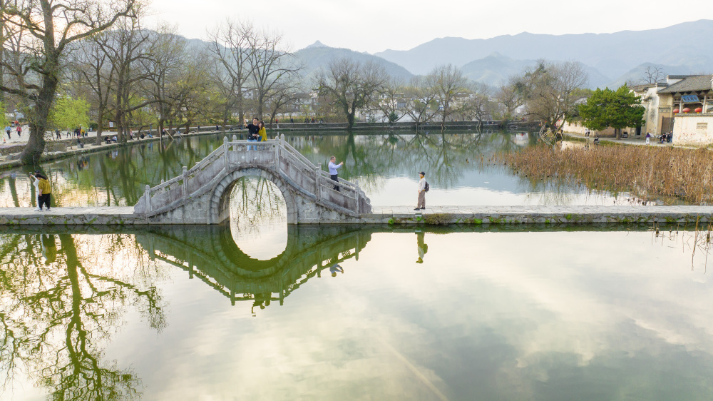 宏村水圳明代的自来水系统水系清洁靠族规