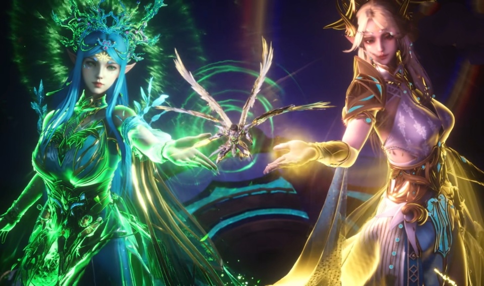 神印王座:魔神皇降临梦幻天堂,龙皓晨动用双神之力,复活杜子谔