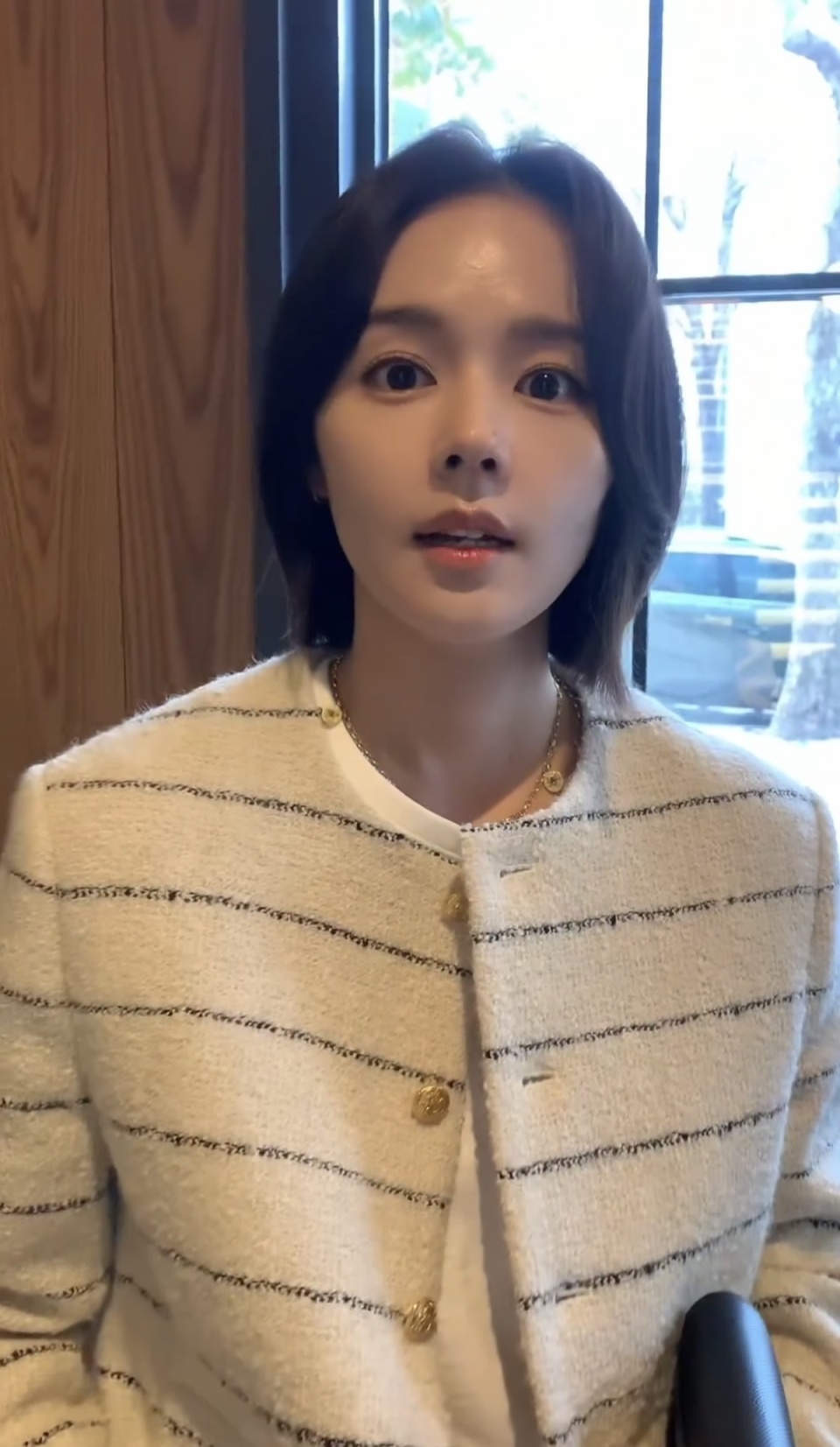 韩佳人短发造型美出天际光滑的皮肤和美貌让人羡慕