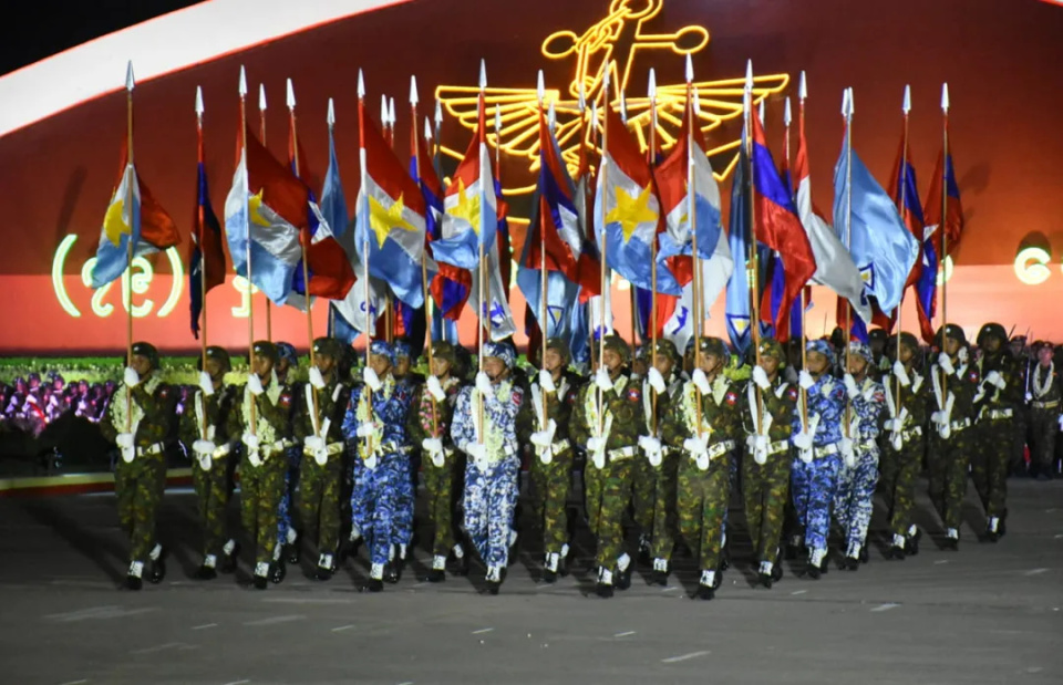 缅甸建军节图片