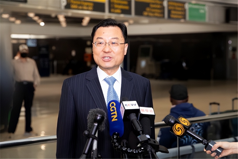 谢锋大使赴美第一句话,就是捍卫中国利益,同日,商务部正告美国_腾讯