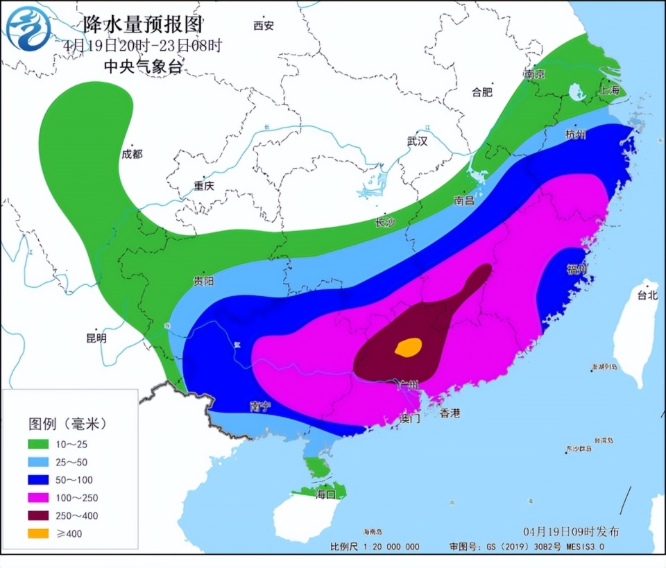 国家级暴雨预警再升级,降水图紫到发黄!权威预报:广东特大暴雨