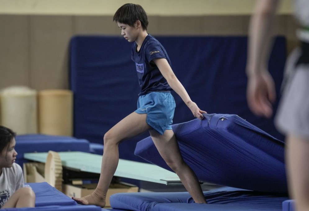 全红婵和陈芋汐一起训练的照片还被曝光,全红婵肉眼可见的又长高了