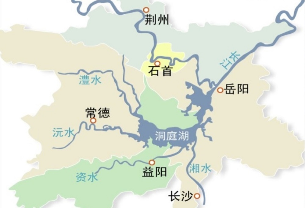 湖南河流水系分布地图图片