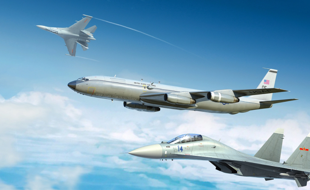 [媒体报道]-中美海空对峙,解放军动作幅度越大,美军