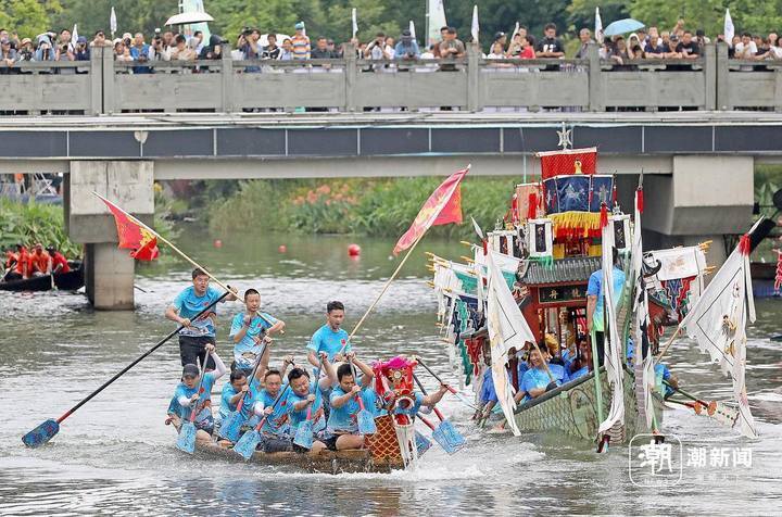 杭州蒋村龙舟奋楫迎端午