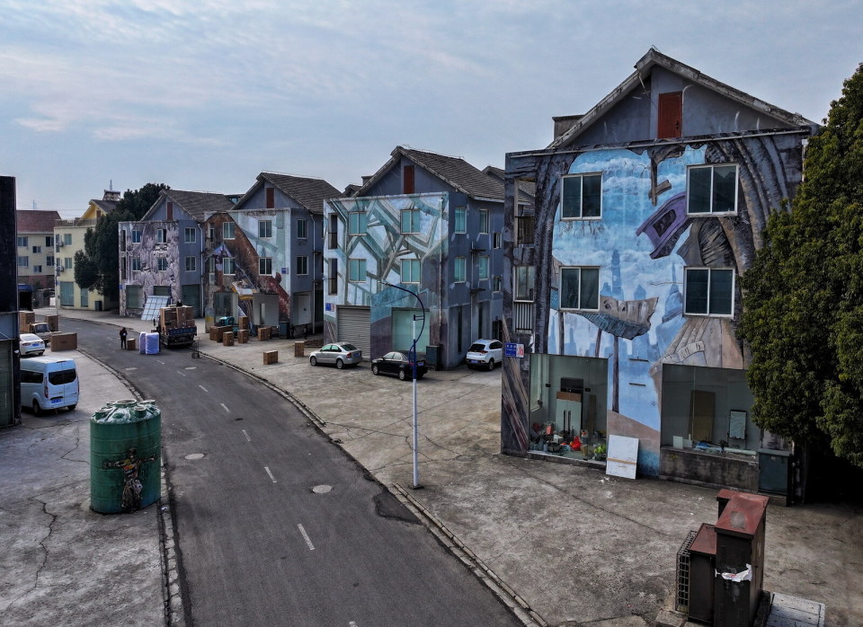 走进南京六合画家村 仿佛进入艺术殿堂_腾讯新闻