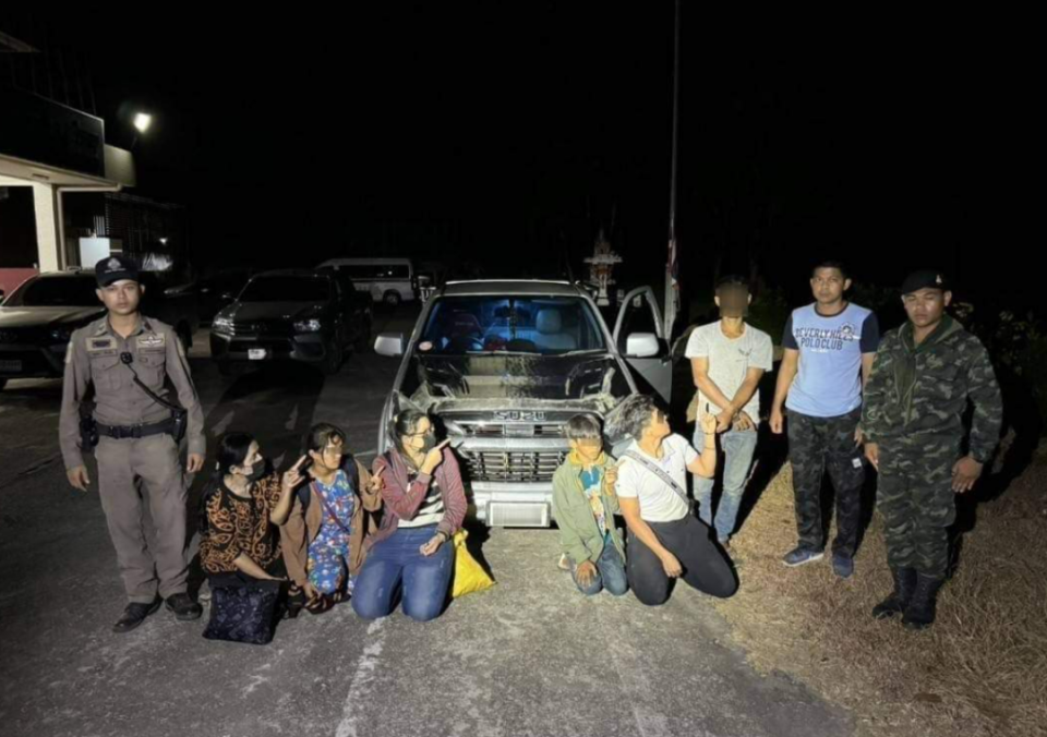 缅甸上百人偷渡泰国被逮捕;泰国湄索5名缅甸人被逮