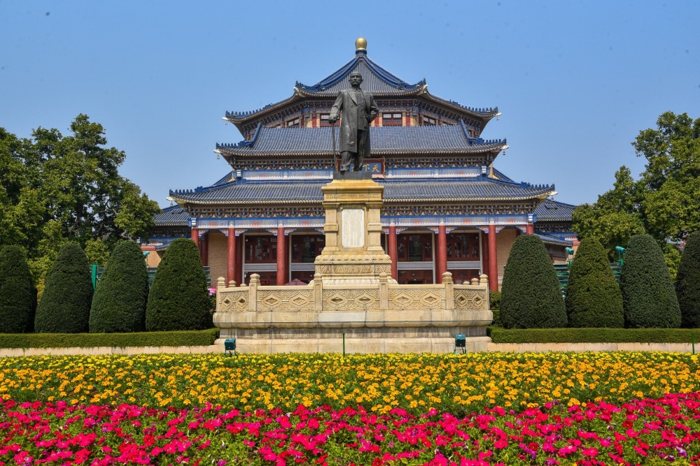 春游广州中山纪念堂,打卡最美木棉花,不负这好春光