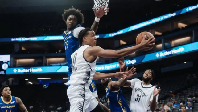NBA夏联：勇士蓝队惨负篮网+3战全败狂输41分 杰明23+8