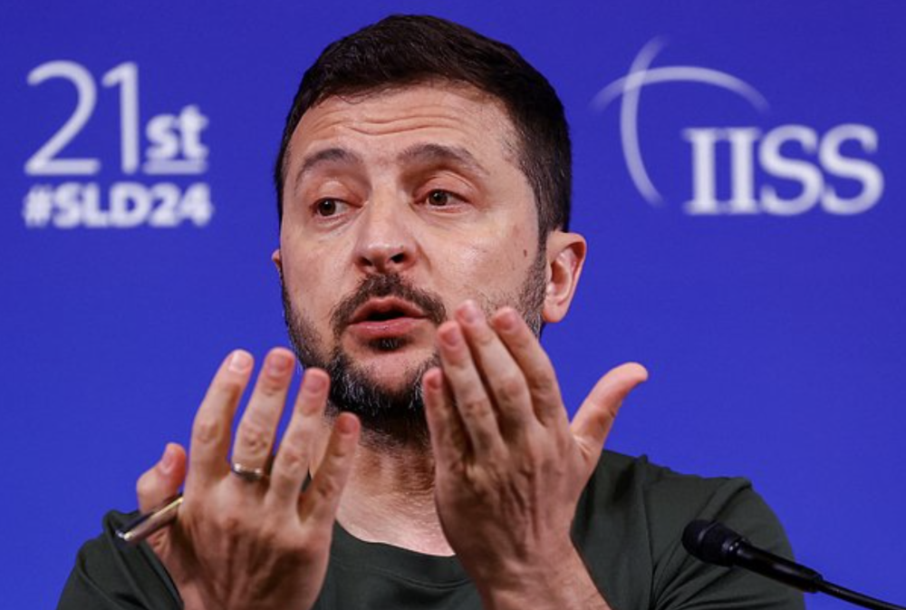 乌克兰总统泽连斯基对美国只允许乌克兰武装部队袭击俄罗斯边境表示不