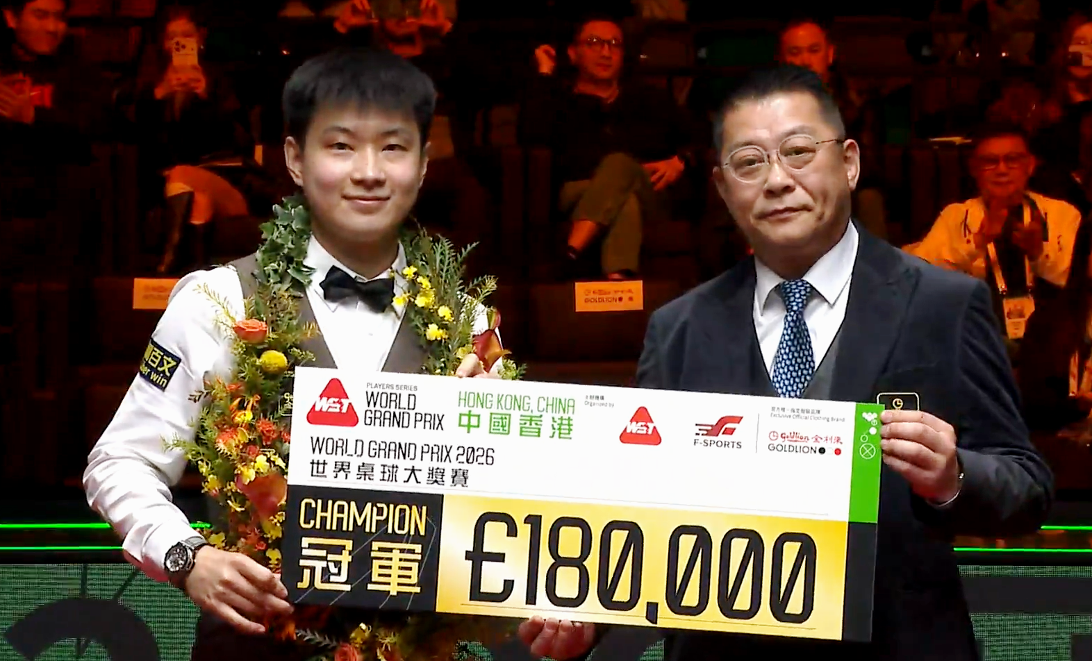 世界大獎賽後最新世界排名：趙心童奪冠升至第7 丁俊暉繼續下滑