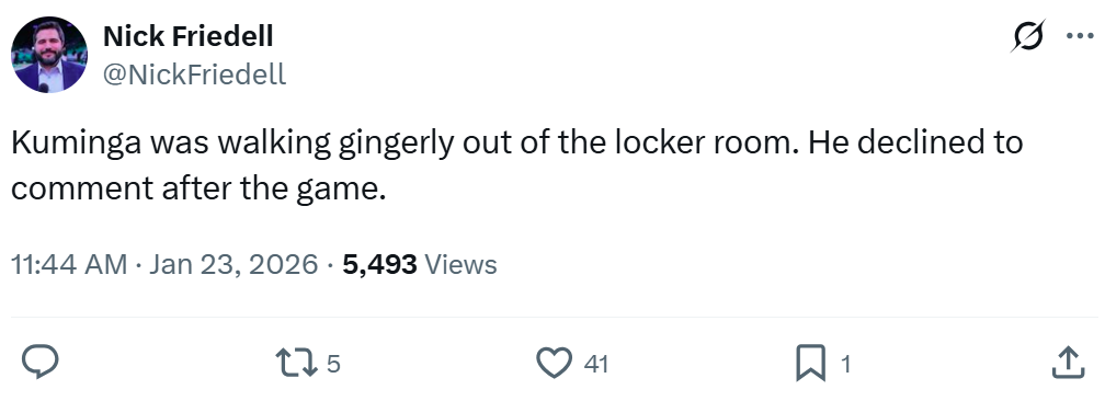 庫里38分勇士仍連敗！巴特勒報銷放大4項短板 庫明加傷退雪上加霜 - 