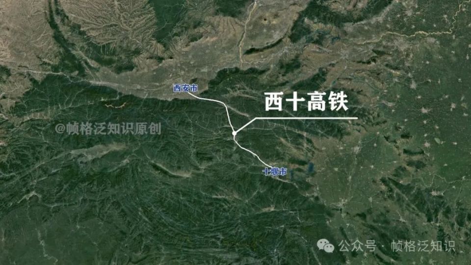 西十高铁线路图图片