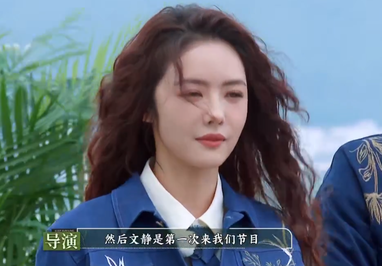 年过30,精致面容下是蔡文静越发沉稳的气质,干练的形象使得她区别于