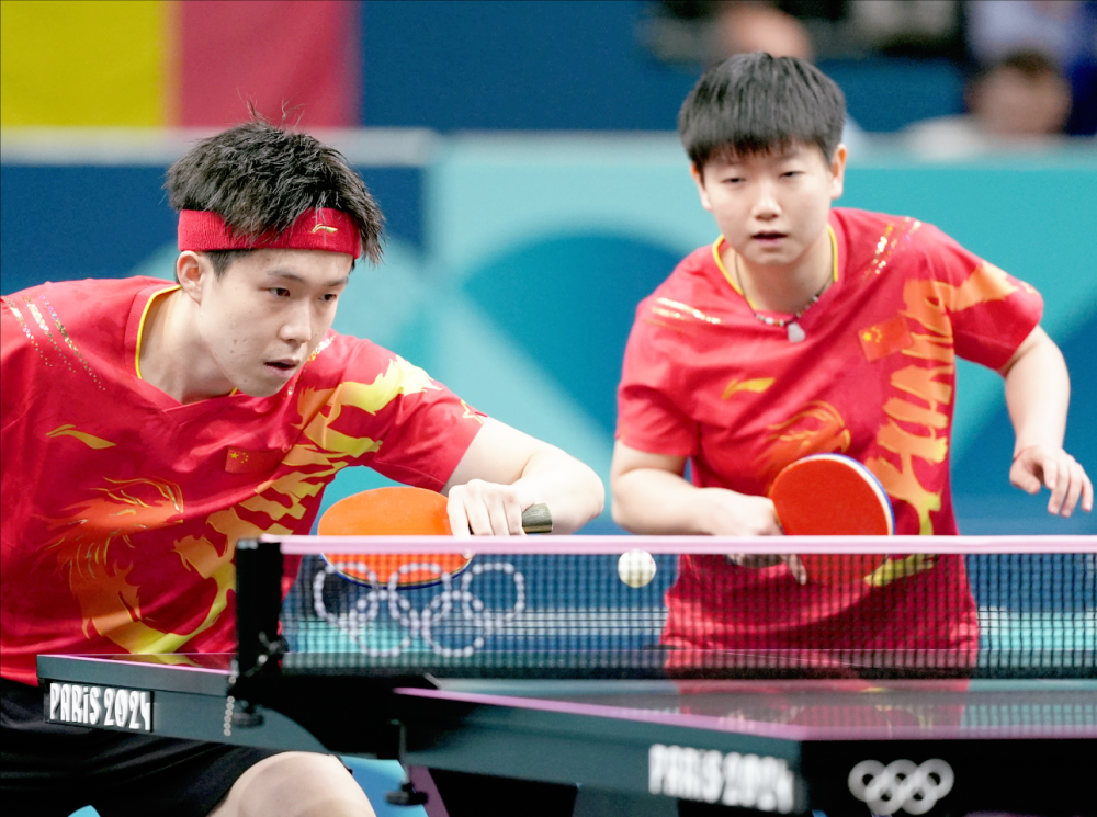 奥运会:乒乓球混双4强诞生!国乒险胜战韩国,朝鲜对阵中国香港