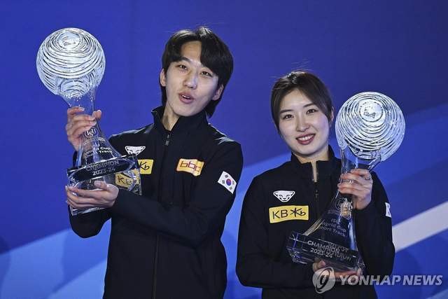 韩国包揽短道速滑世界杯总冠军，朴智元两连冠，金吉利首度封后_腾讯新闻