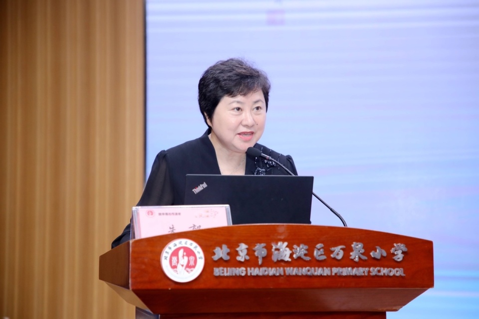 北京市海淀区教委副主任赵霞会上,海淀区教委副主任赵霞汇报了海淀