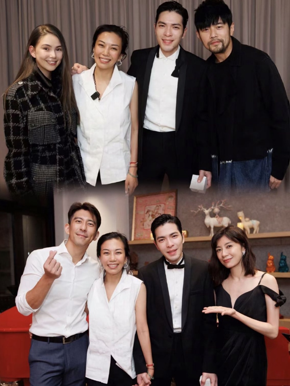 萧敬腾公开的求婚视频中,周杰伦,昆凌,罗志祥,小祯,贾静雯,修杰楷等