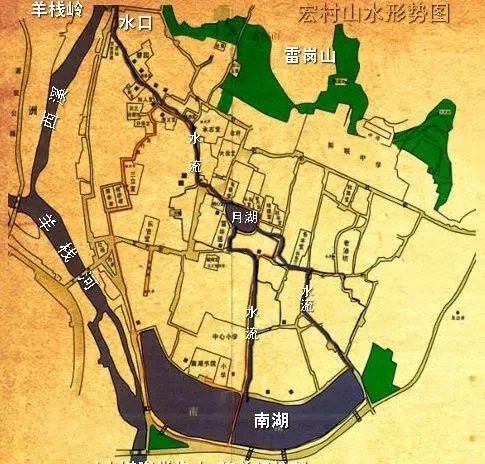 宏村水圳,明代的自来水系统,水系清洁靠族规?