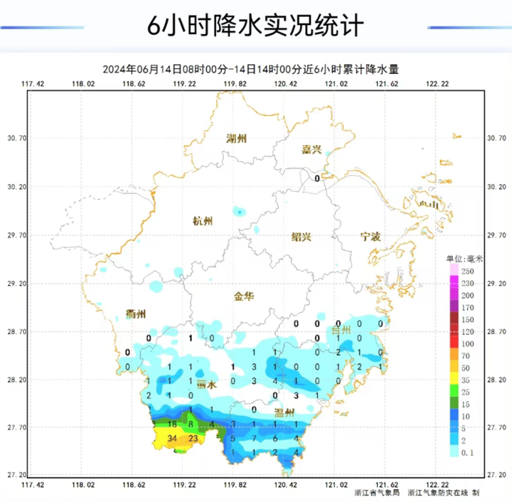 图源:浙江天气梅雨季的雨水由梅雨带带来,梅雨带又跟着副热带高压移动