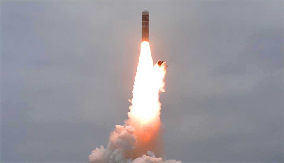 "北极星"3潜射弹道导弹,图片来源:网络这还没完,2023年的9月藕 