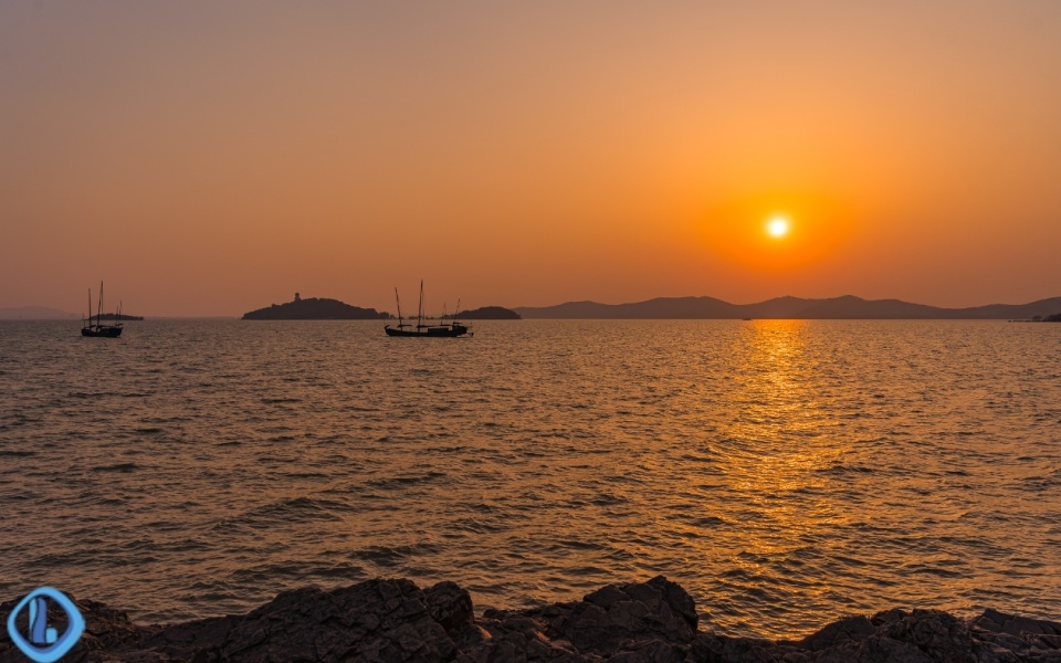无锡太湖鼋头渚橘子海