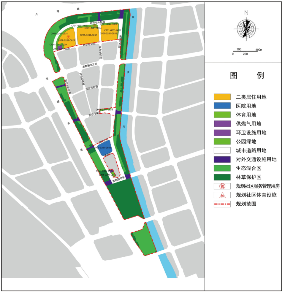 规划方案的具体为,昌平区沙河镇 cp01-0201-0028~0041地块.