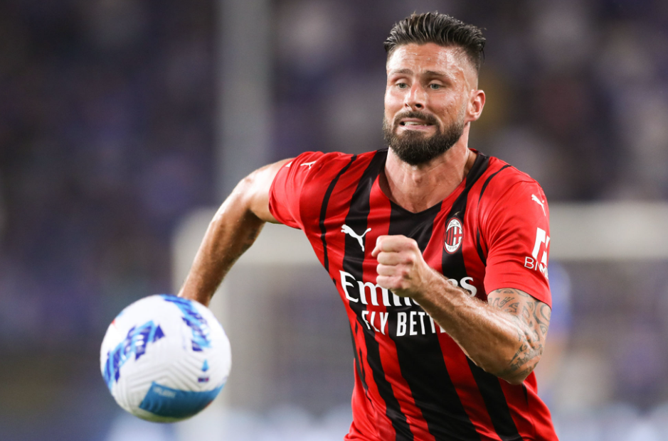 ac米兰阵中缺乏稳定点球手吉鲁本赛季命中率大幅度下滑