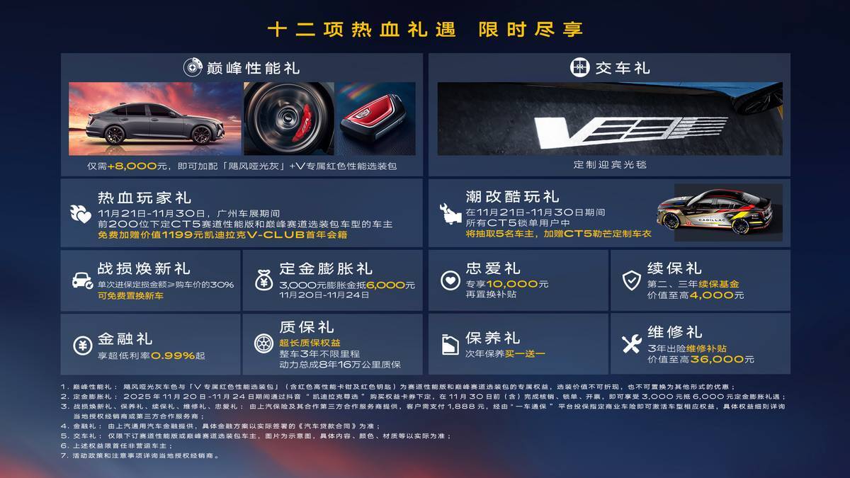 凱迪拉克全新CT5新裝亮相，限時一口價20.69萬起 - 