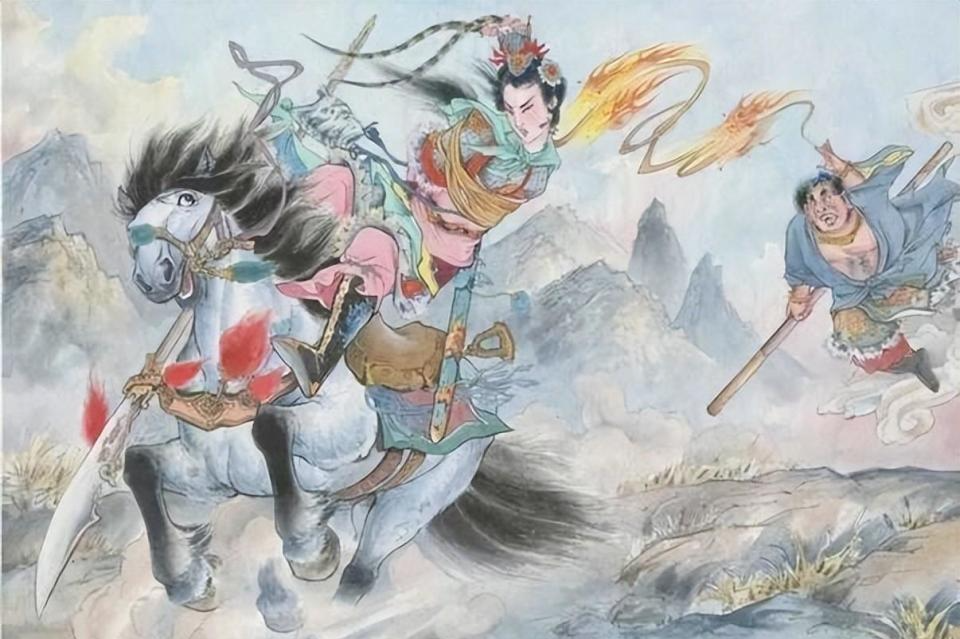 封神:邓婵玉骑马登场的镜头,英气飒爽的姿态惊艳了不少观众_腾讯新闻