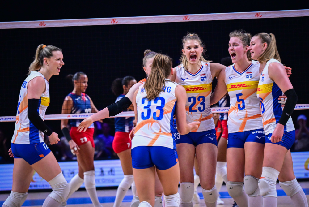 荷兰女排3-1多米尼加,获7.51分,保留争奥运参赛资格机会