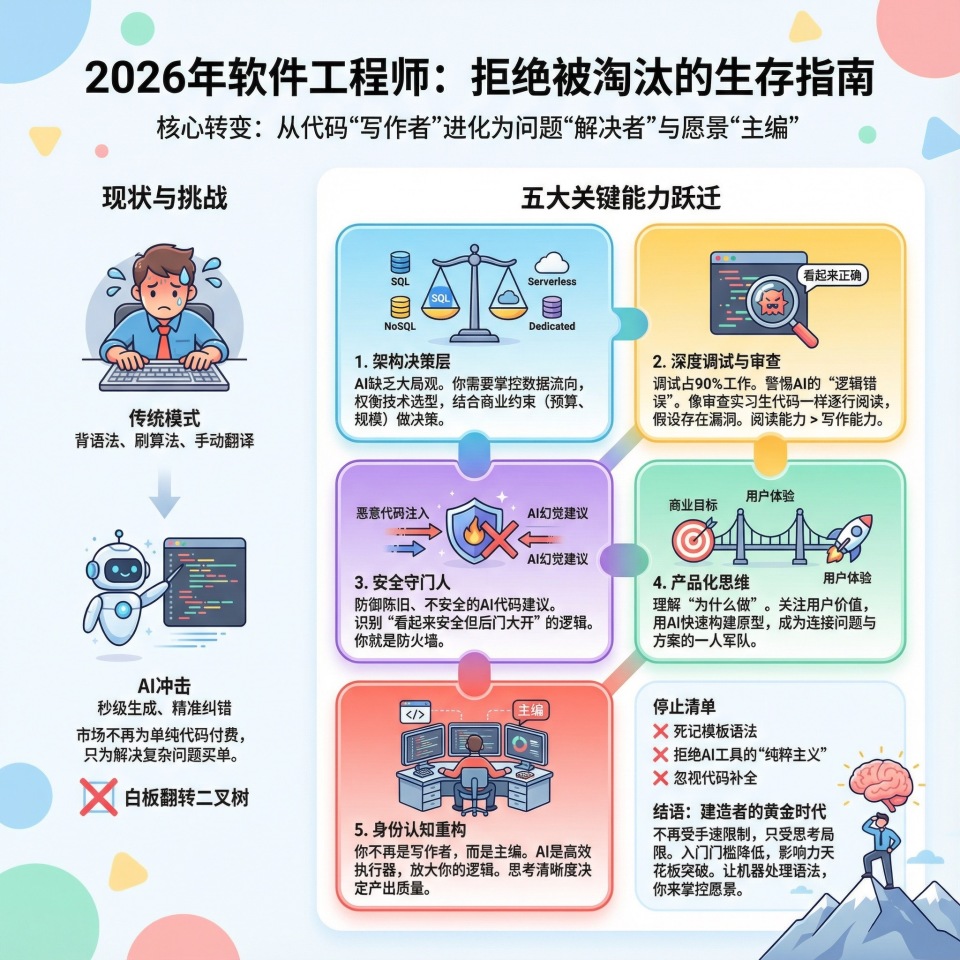 2026年，软件工程师如何避免被淘汰-腾讯新闻