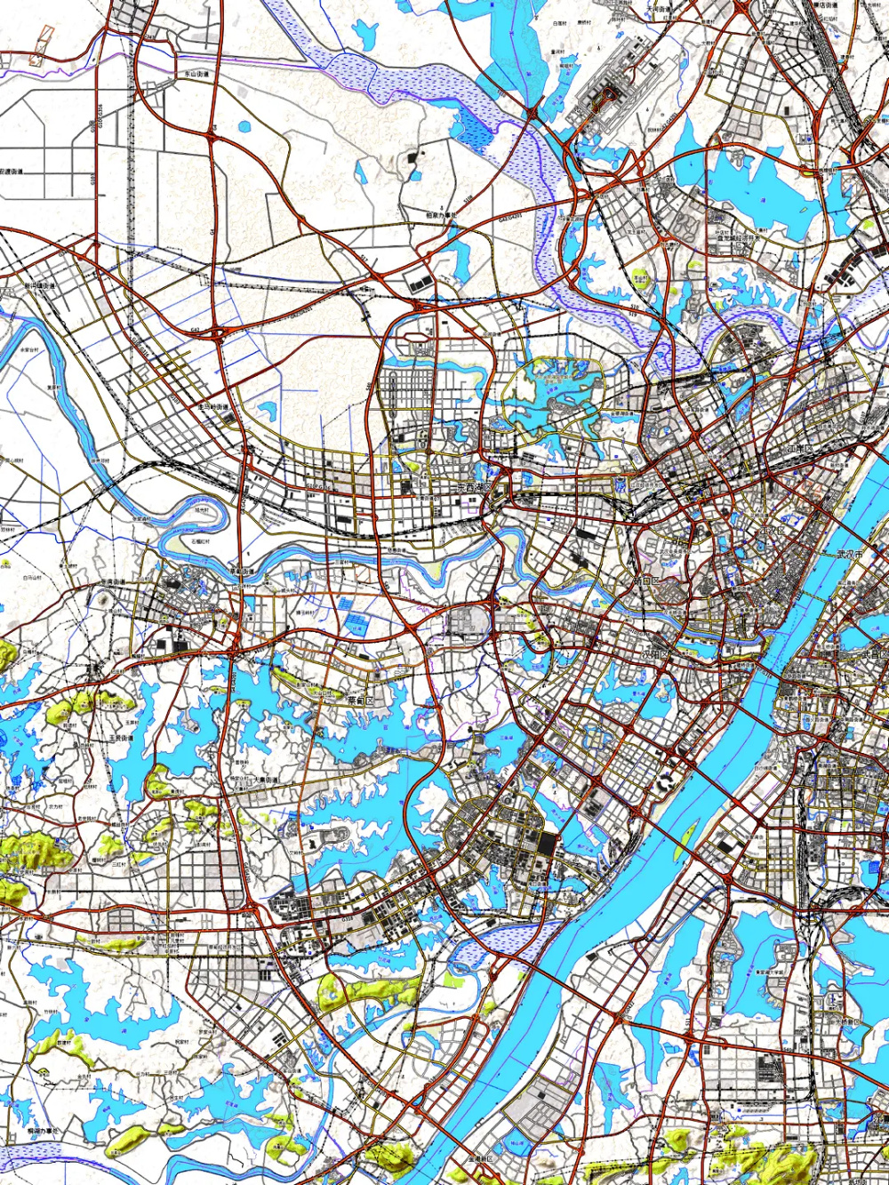 武汉城市道路布局分析