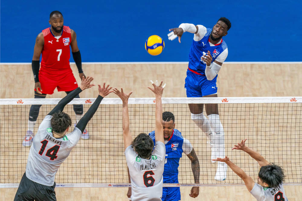 古巴男排那么强的攻击力,结果主动得分拉胯!