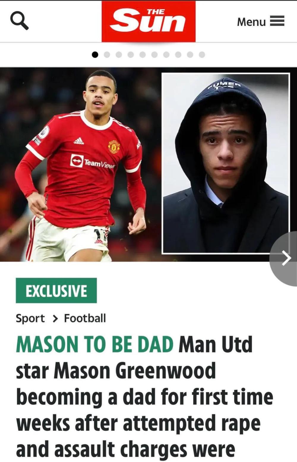 格林伍德复出在即!女友已经怀孕,顶级的公关案例_腾讯新闻