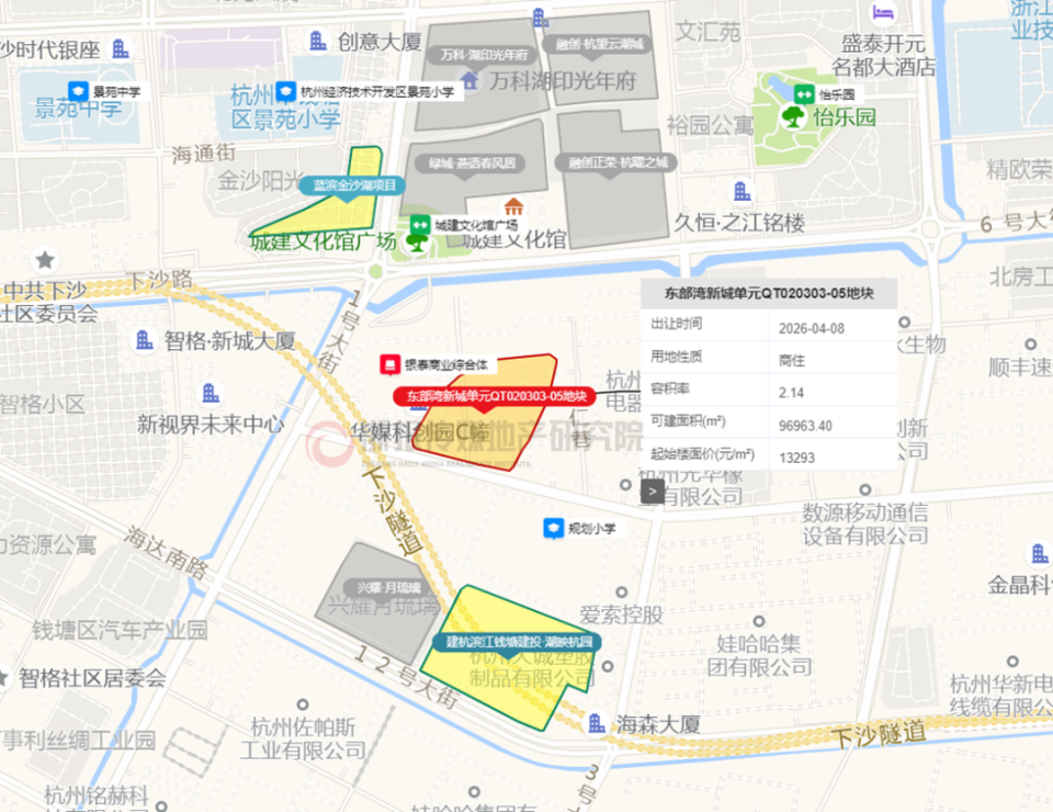 商业地标赋能，钱塘2026年首宗挂牌地块吸睛_腾讯新闻