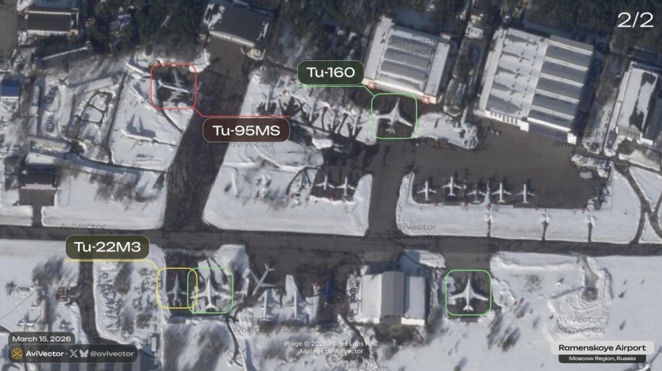 ǳ����ͼ-160��ͼ-95ս�Ժ�ը��ǰ��Ī˹��