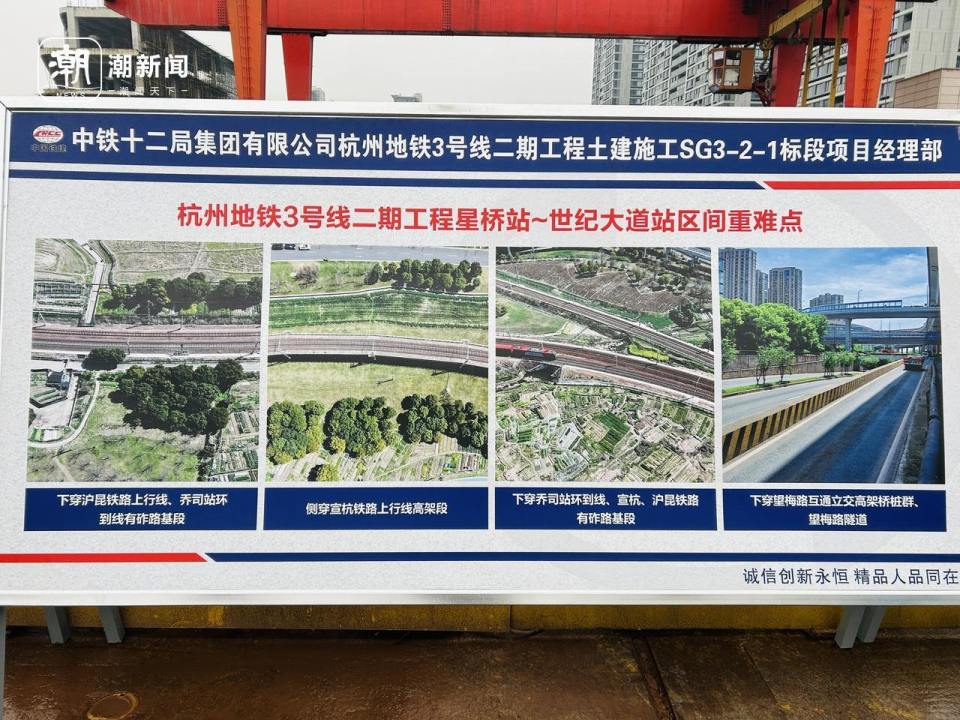 上面铁路大动脉下面地铁隧道，杭州地铁四期有最新进展_腾讯新闻