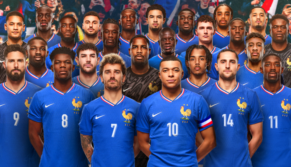 欧洲杯前瞻之法国队姆巴佩冲冠前场太豪华薄弱环节引担忧