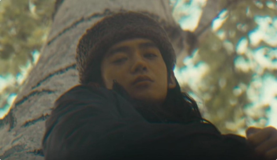 巴太和踏雪独自相处时,他充满了孤独的寂寥,他用木棍搅动着一汪池水