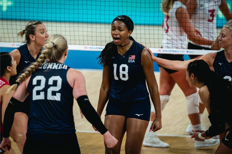 加拿大女排4局送33分!积分仅差0.22分被荷兰反超,美国主力回归