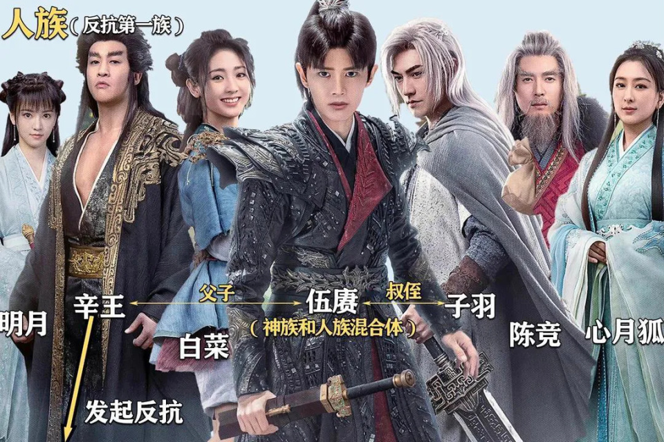 任嘉伦《烈焰》人物关系,助你更好追剧,4种族就是打工人反抗恶毒领导