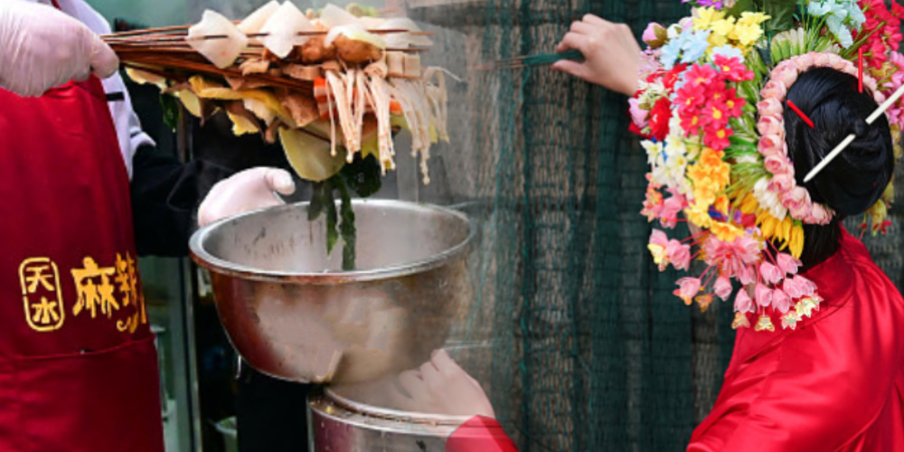 卖麻辣烫的天水火出圈,卖簪花的泉州哭了_腾讯新闻