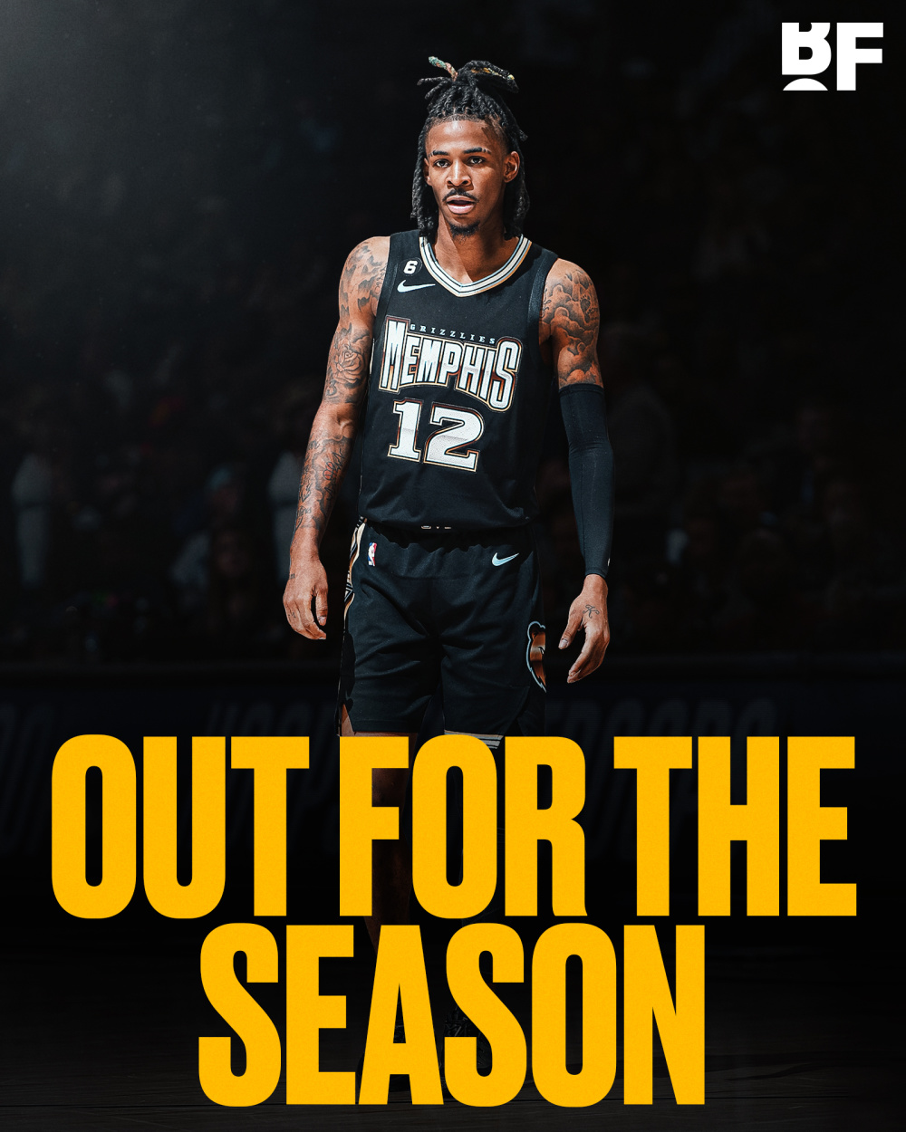 灰熊官宣莫兰特赛季报销受伤细节曝光右肩盂唇撕裂将接受手术