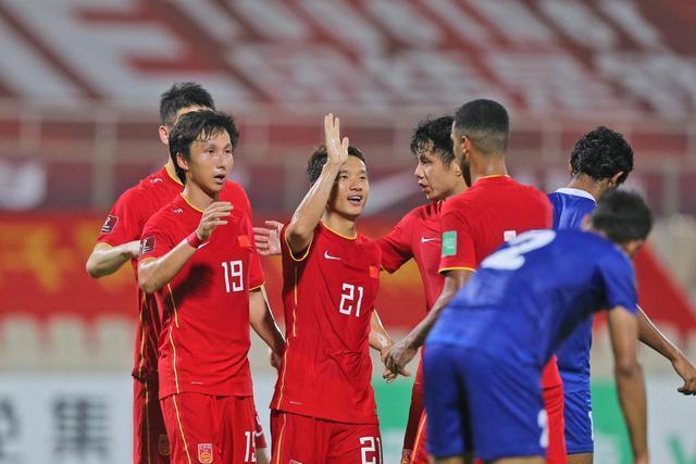 2016-2021,中国队4次交锋全部取胜在2016年-2019年,国足分别以3-0,4-0